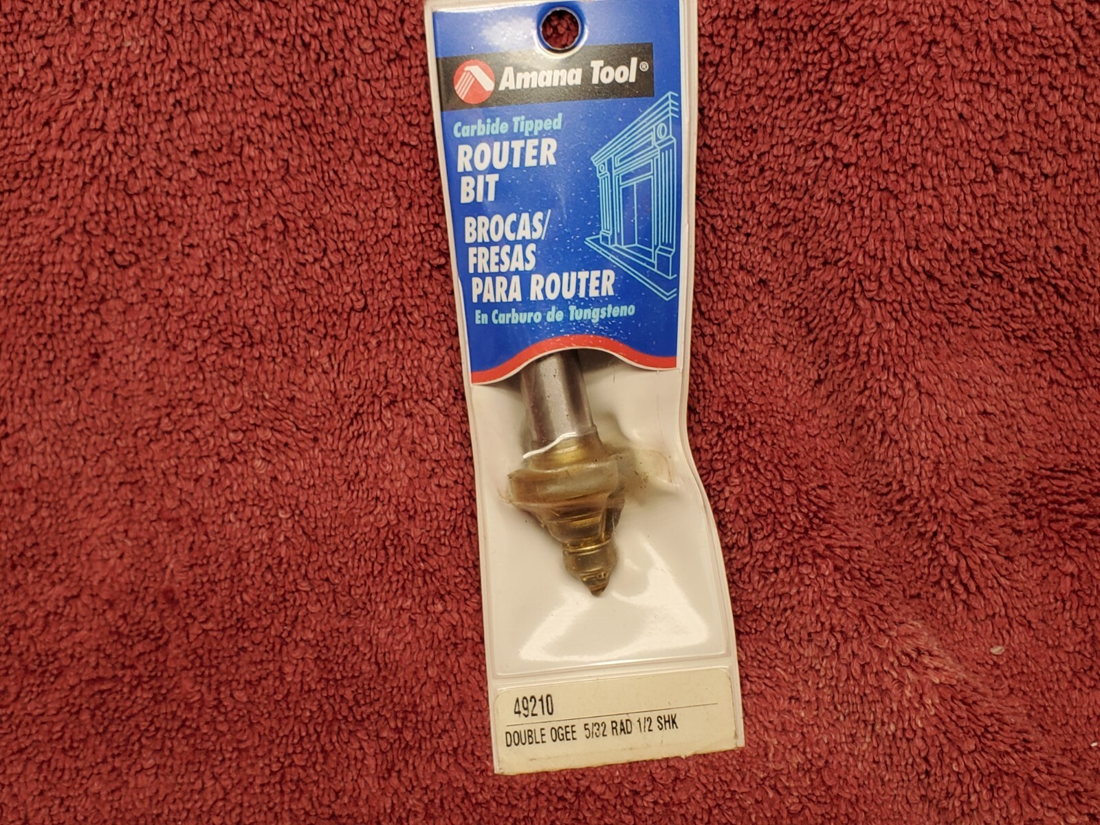 Amana 49210 Carbide Tipped Double Roman Ogee 5/32" R, 1/2" Shank