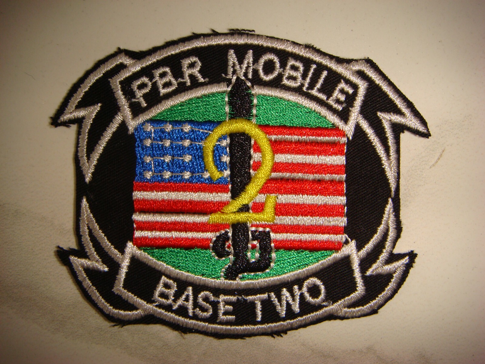 US NAVY PBR MOBILE BASE TWO, VIETNAM WAR PATCH