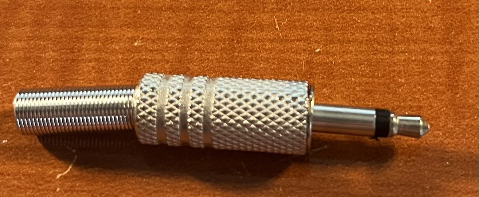 CB Radio External Speaker Plug 1/8 Inch 3.5mm Metal - Mono 2 Conductor