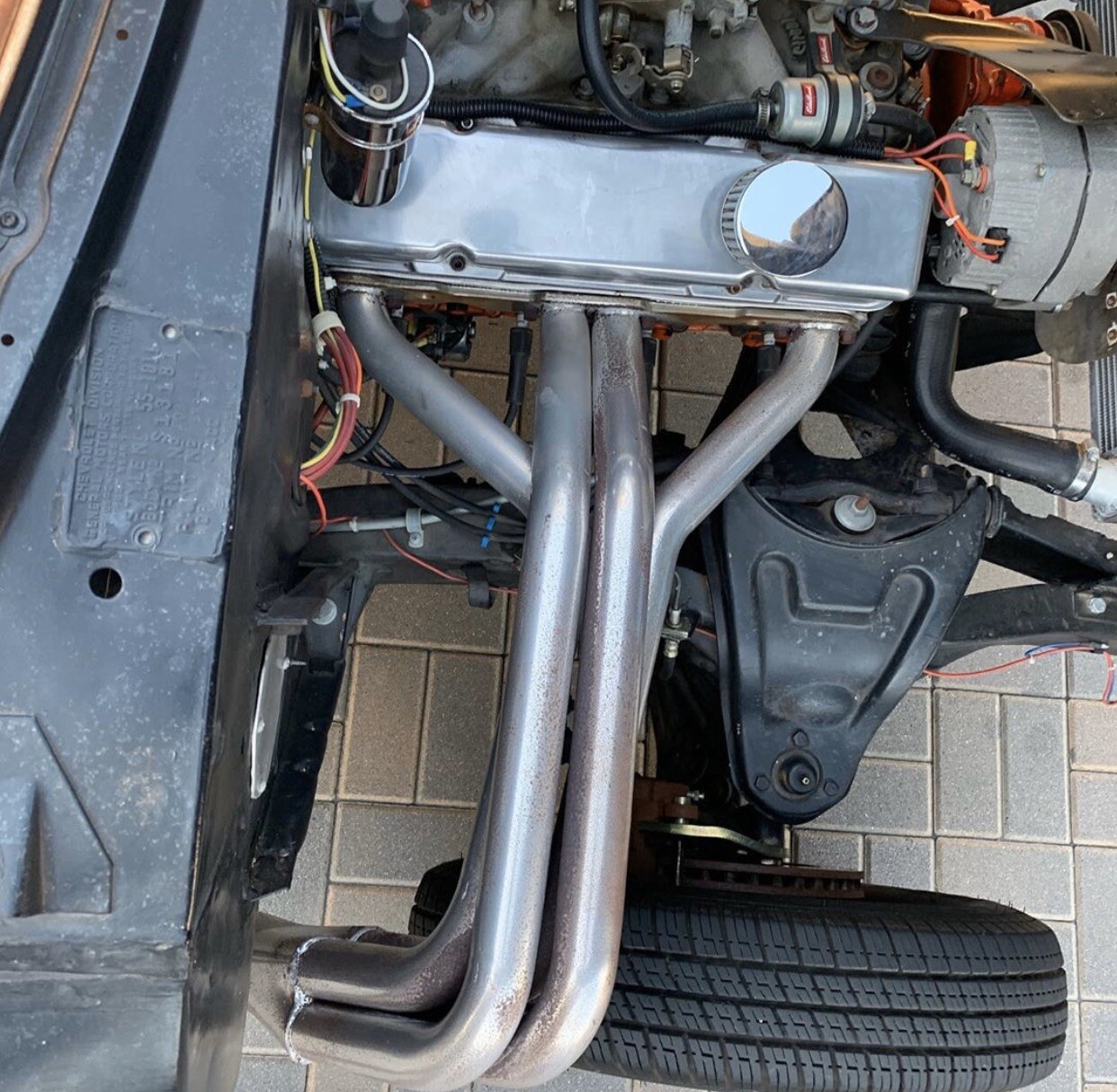 1:25 Gasser Headers For Small Block Chevy Tri-Five(55-57)