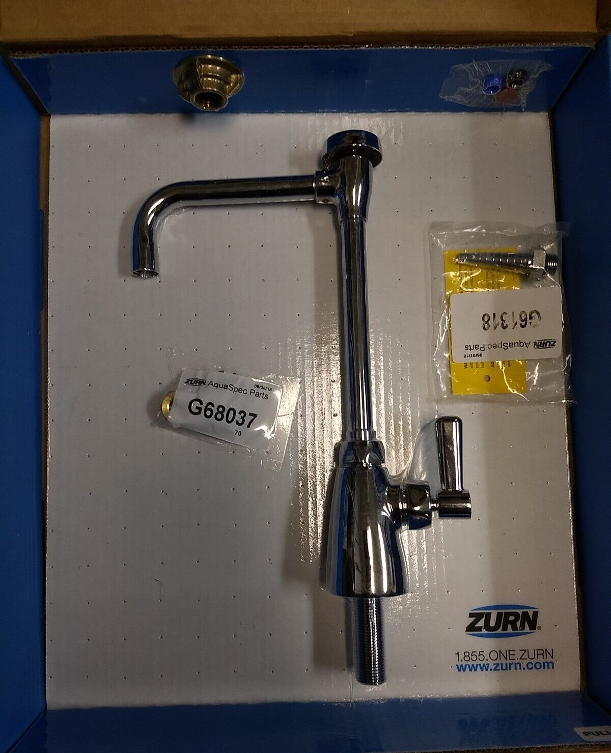 Zurn Z825U1-XL-6M Single Lab Faucet with 6" Serrated Spout (R30)