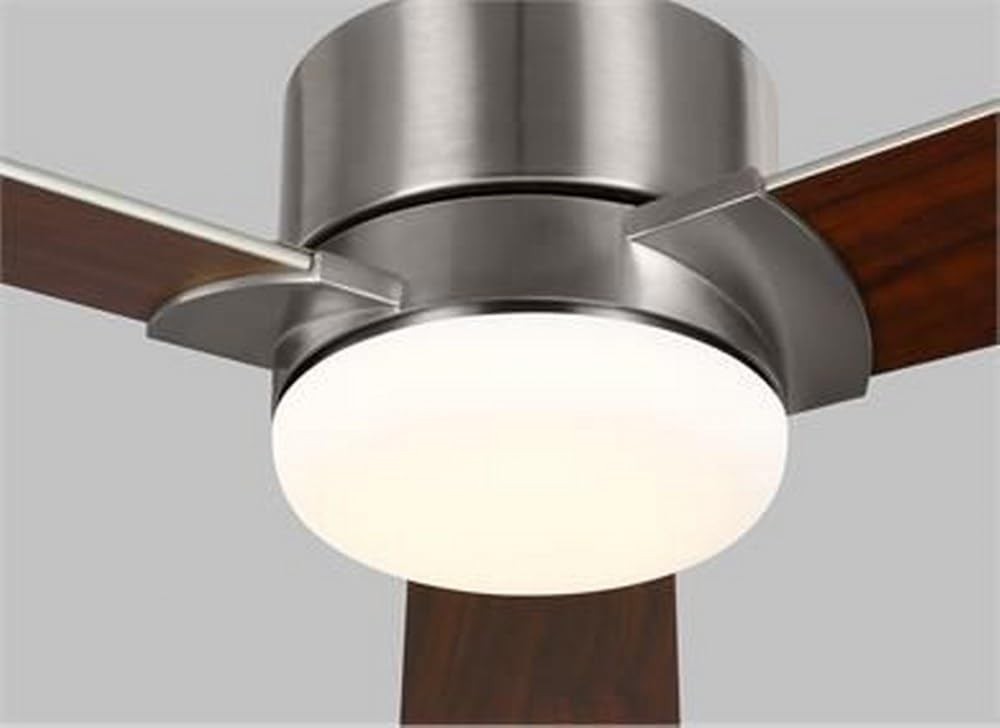 Visual Comfort Fan MC262 Rozzen 52 LED Fan Light Kit, Brushed Steel
