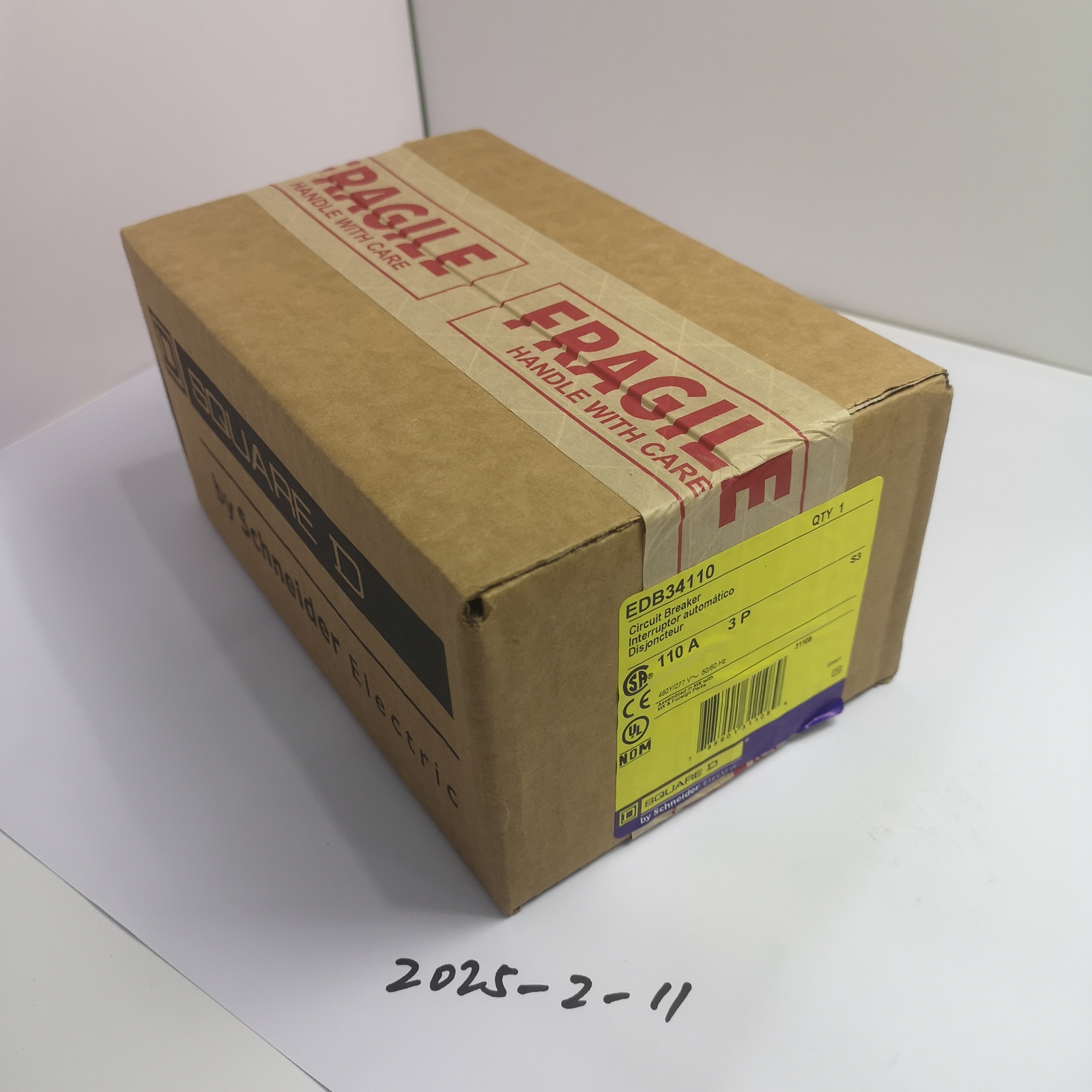 SQUARE D EDB34110 circuit breaker NEW