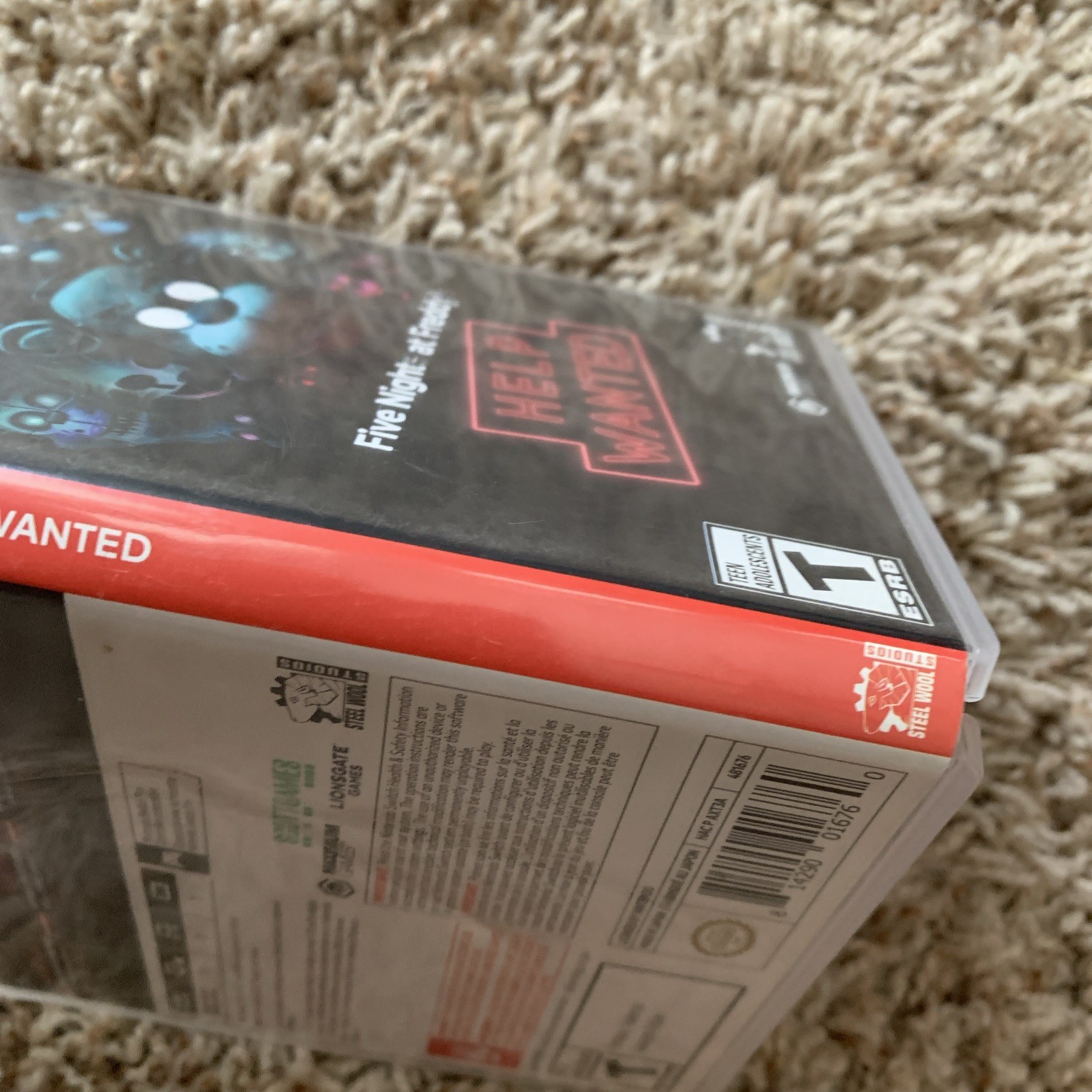 Empty Replacement Case! Five Nights At Freddy’s : Help Wanted Nintendo Switch