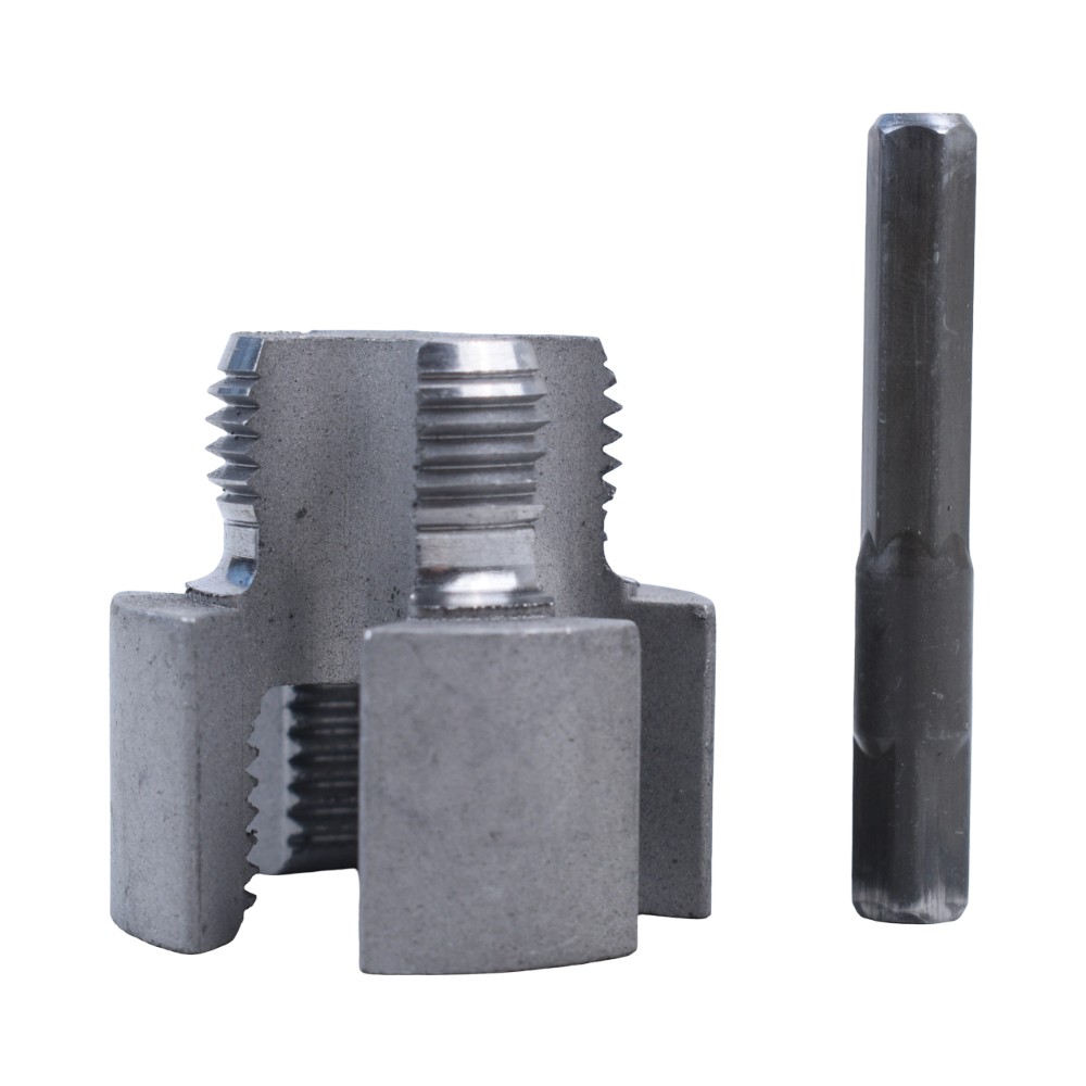 2Pcs 1/2''&3/4'' Water Pipe Integrated Internal & External Pipe Threading Tool