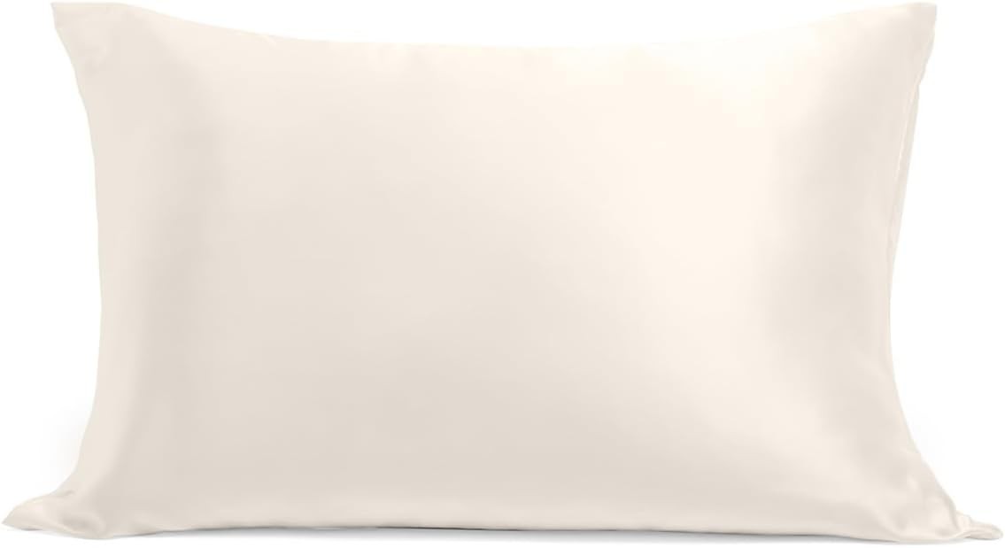 100% Pure Silk Pillowcase | Pure Mulberry Silk - Cooling, Breathable, 22 Momme