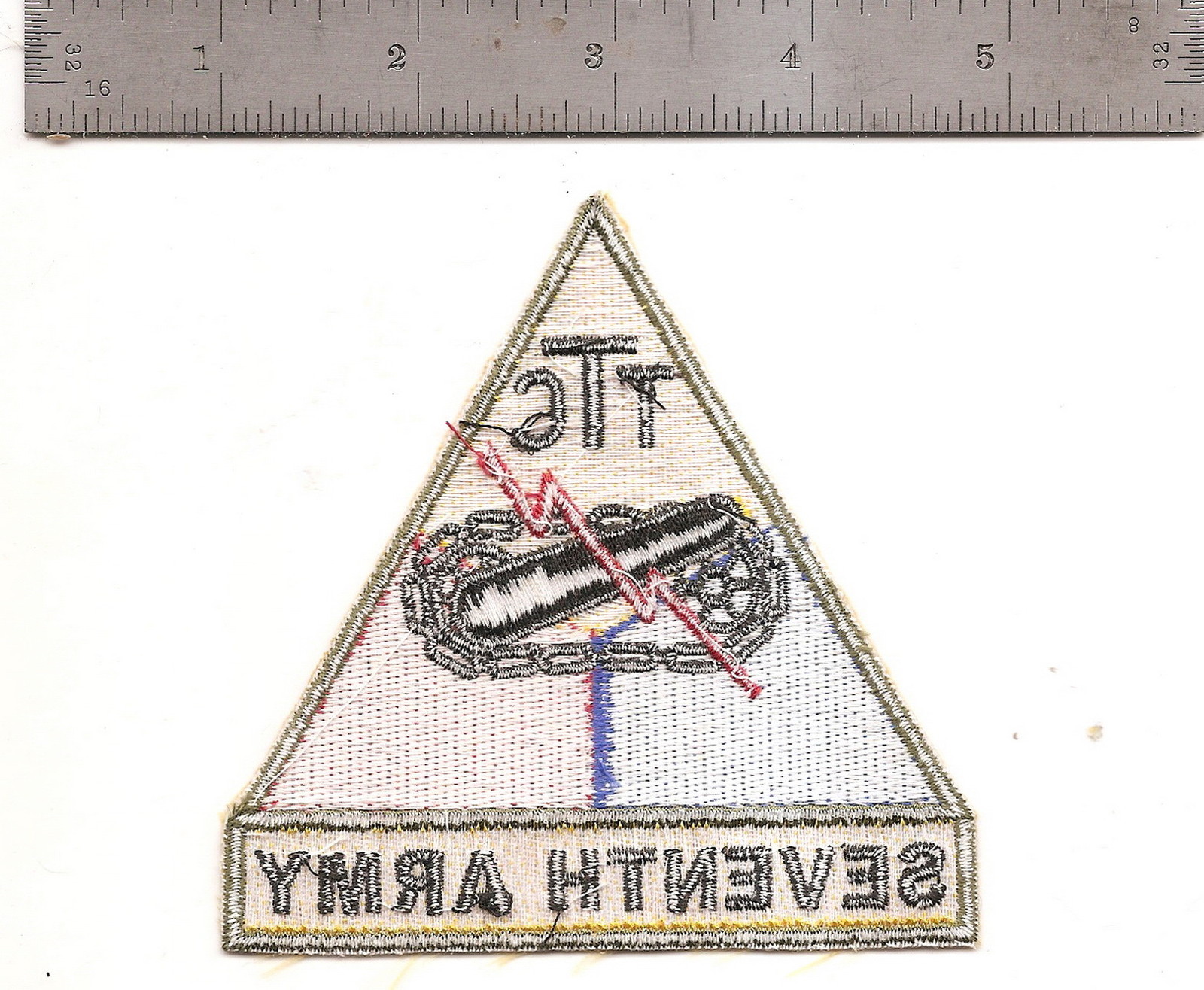 #352 US ARMY TTC 7TH ARMY PATCH ARMOR TRAINING CENTER