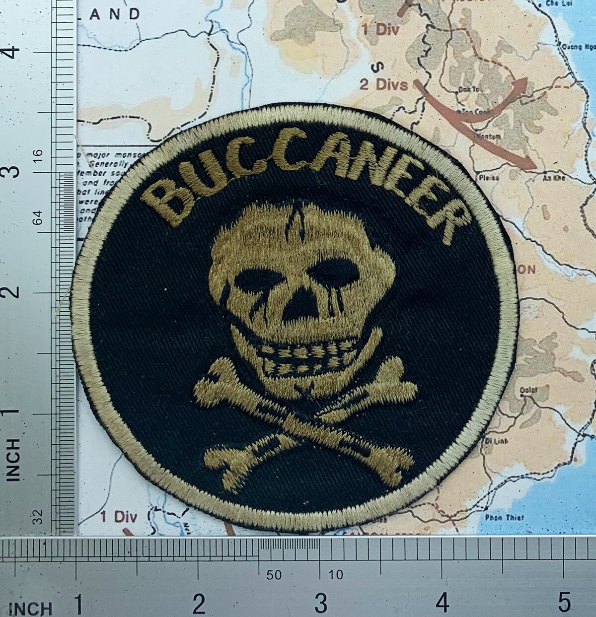 Patch , Buccaneer 170th AHC Assault Helicopter Co Vietnam Patch , t9-720