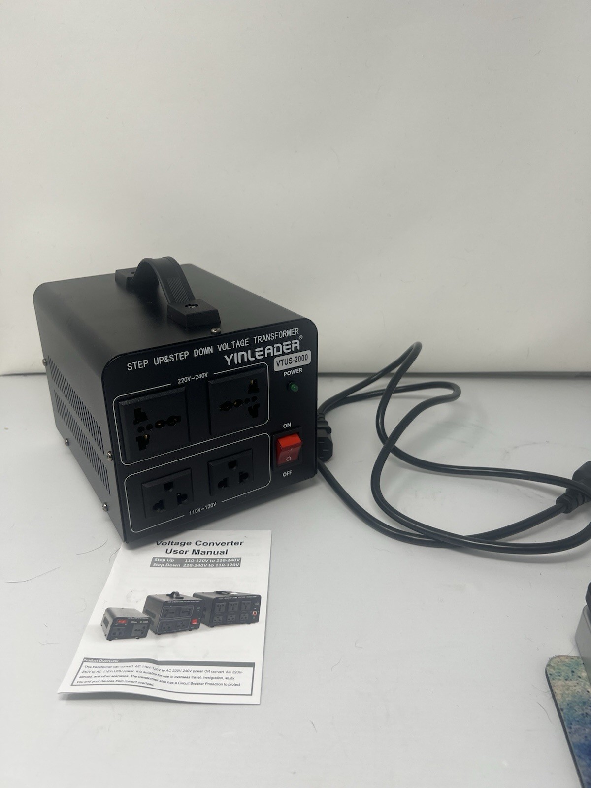 YINLEADER 2000W Voltage Converter Transformer Vtus-EU2000