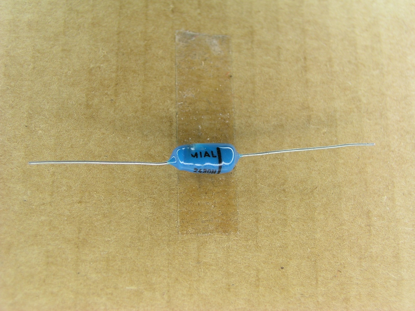 S00774-186 (3 Pc Lot) 2430 pf 63 volt 63V +- 3 % Axial polystyrene capacitor