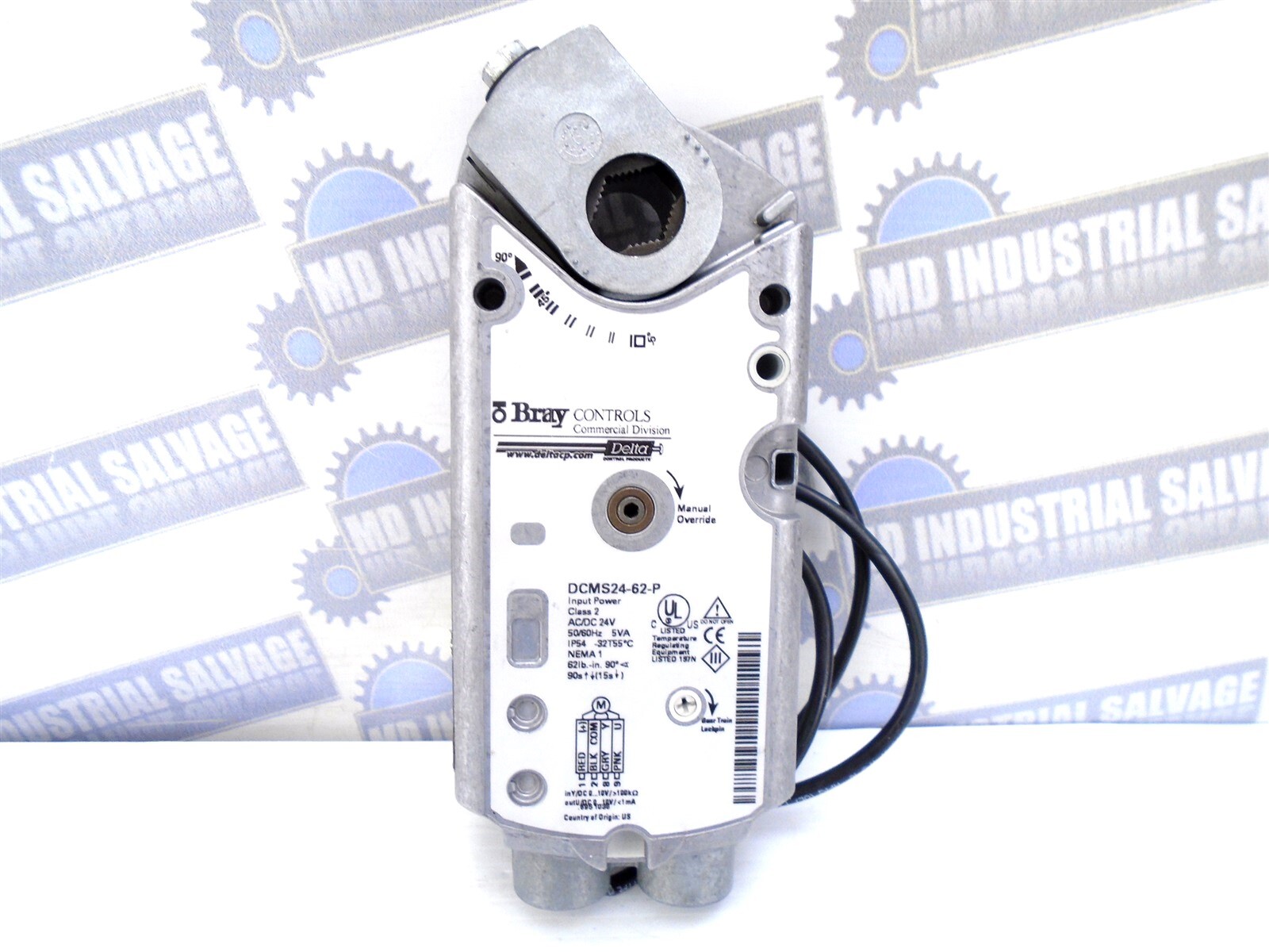 BRAY - DMS24-62-P - SPRING RETURN ACTUATOR - 24V AC/DC - 62 lb-in. 3/4