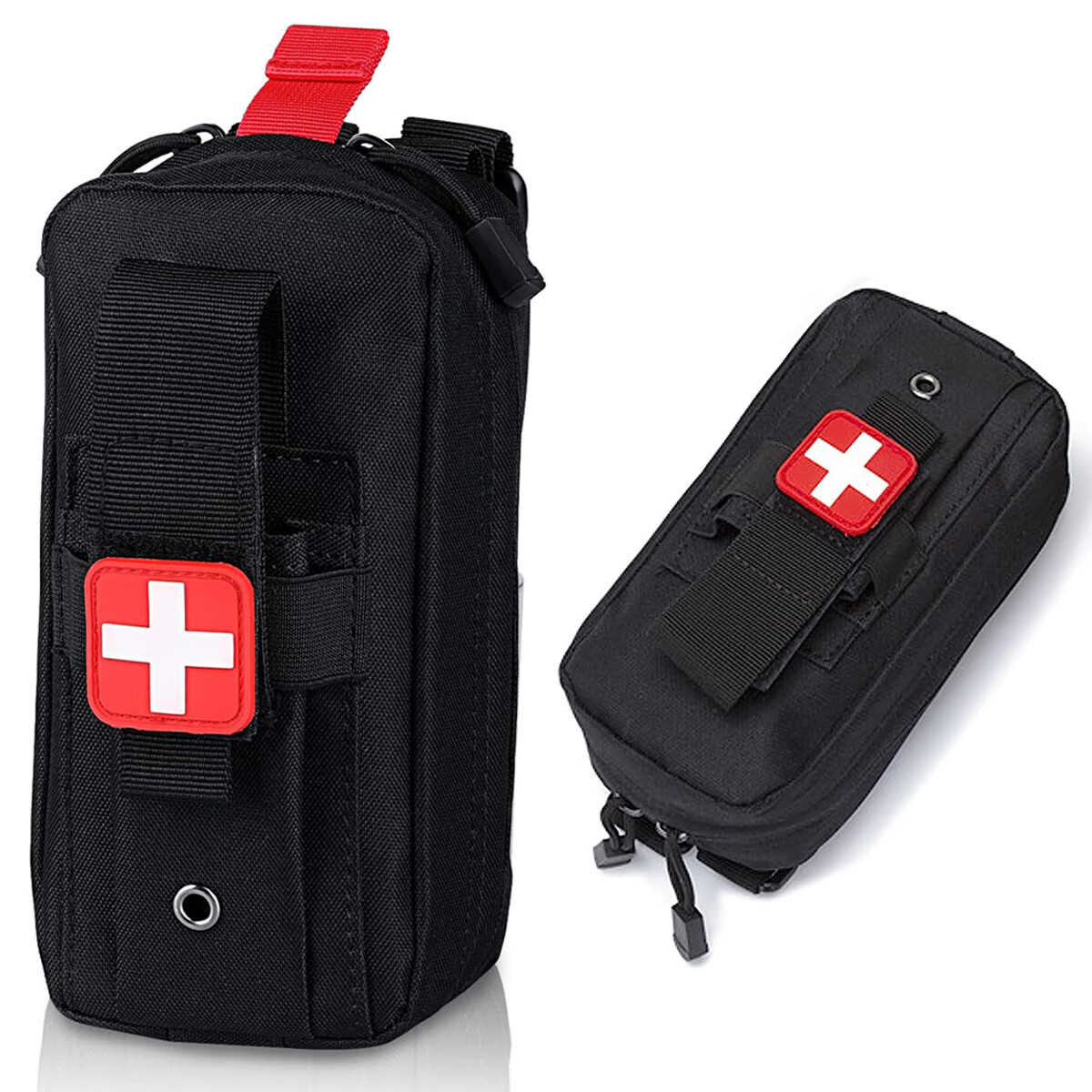 Tactical MOLLE Medical Pouch Military EMT First Aid Pouch IFAK Trauma Kit Black
