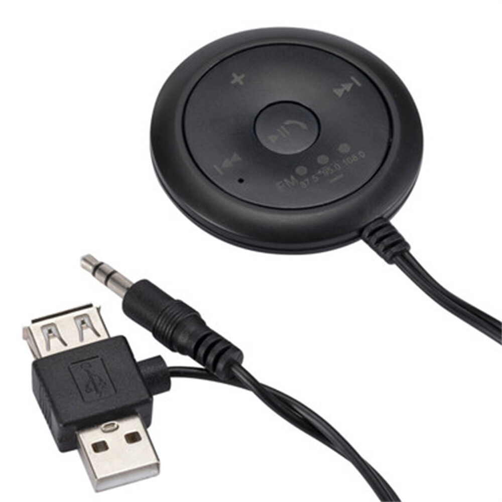 Wireless Bluetooth Receiver FM Transmitter Adapter USB AUX Plug For Car Audio
