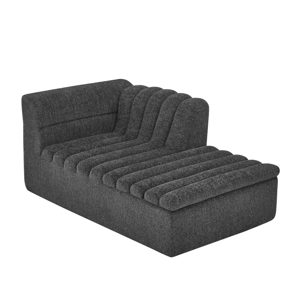106" L-Shaped Sectional Sofa w/ Chaise, Chenille Upholstery, No Pillows
