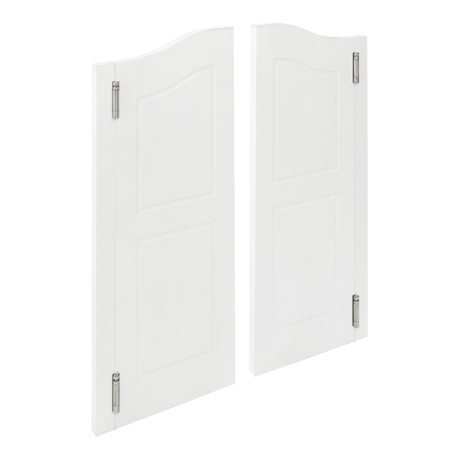 91x107cm Solid Wood Door Partition Door for Shop Entrance Partition White