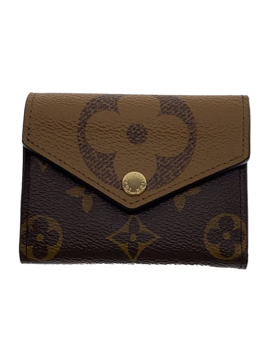 LOUIS VUITTON Porte Feuilles Zoe Monogram Reverse Canvas BRW BRW Women s