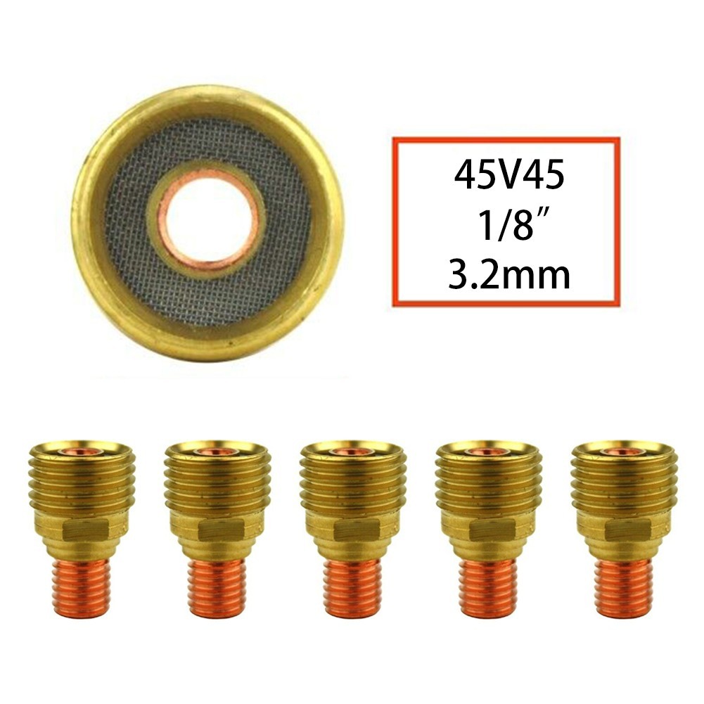 Collet Body Pack 5pcs for TIG Welding Torches Series 92025 Gas Lens Setup