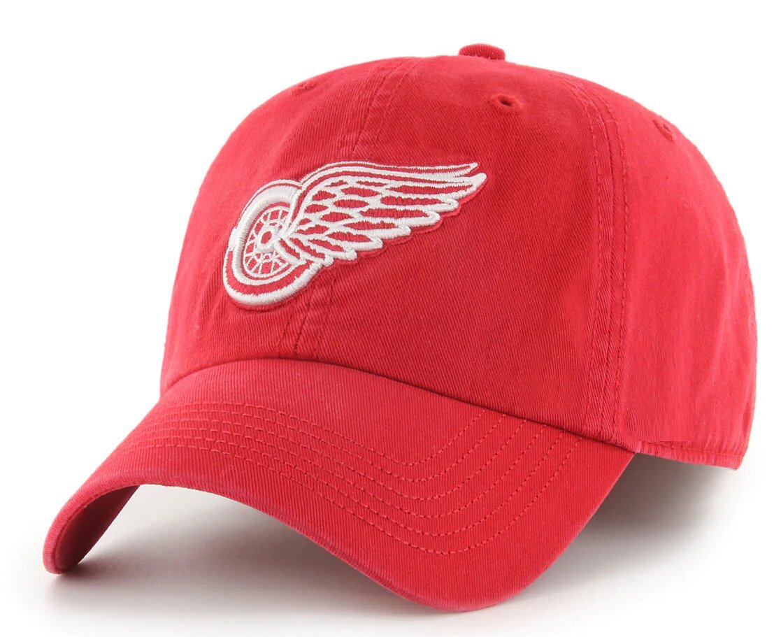 DETROIT RED WINGS LOGO HAT MVP AUTHENTIC NHL HOCKEY TEAM ADJUSTABLE NEW CAP