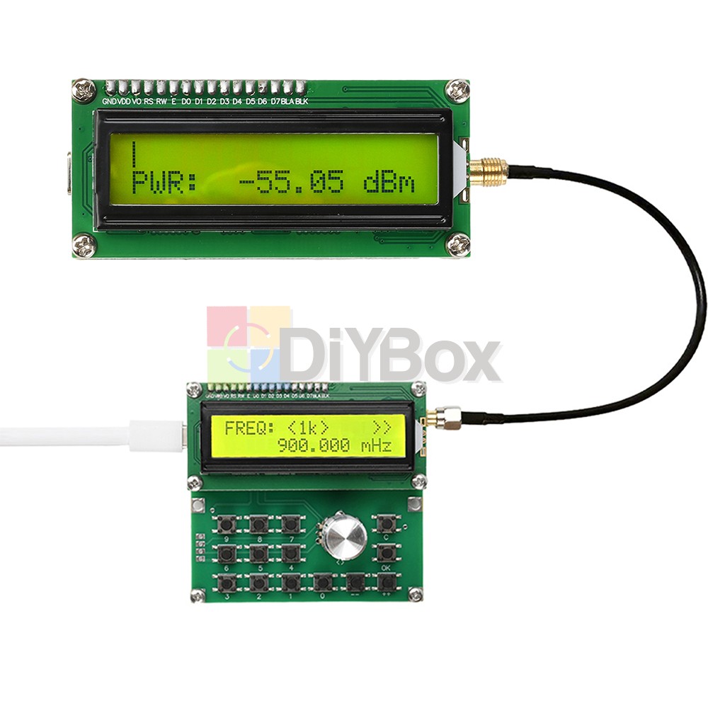 5KHz~2700MHz RF Power Meter 35MHz-4400MHz RF Signal Generator Module DC4.5V-5.5V