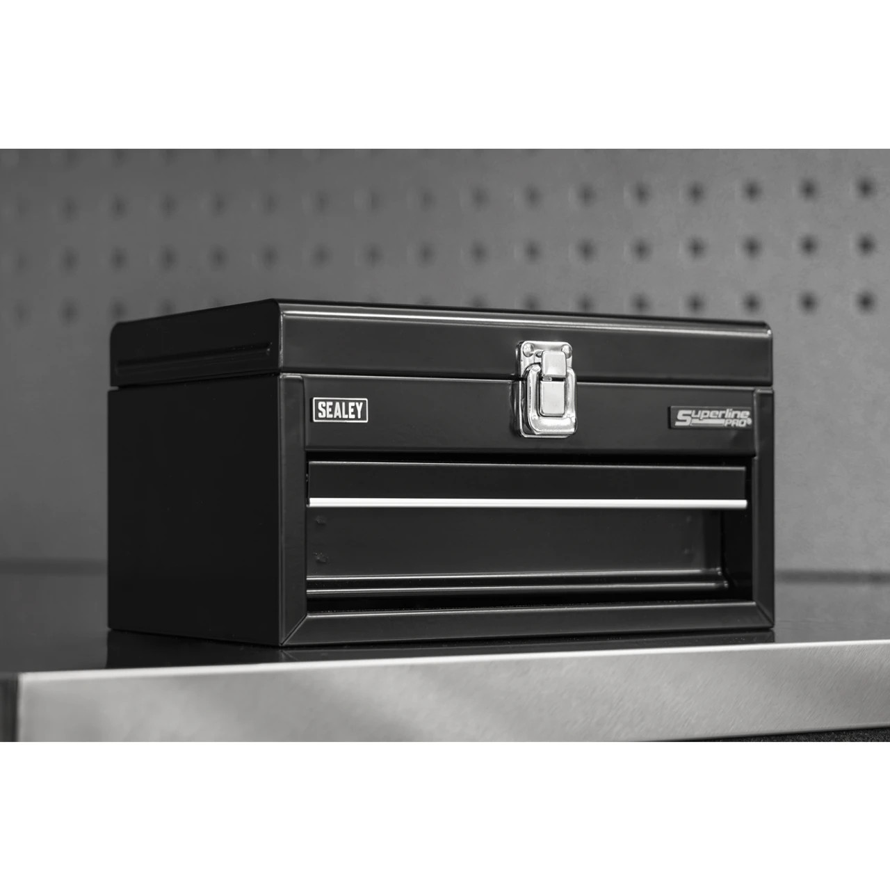 Sealey APMTB2 Superline Pro Mini Toolbox with 1 Drawer Black