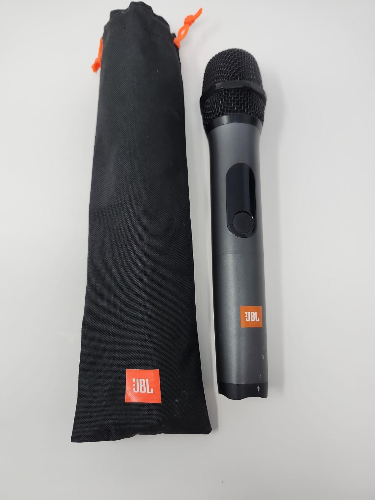 JBL Wireless Microphone Handheld Bluetooth Karaoke Mic w/ Carry Pouch Tested