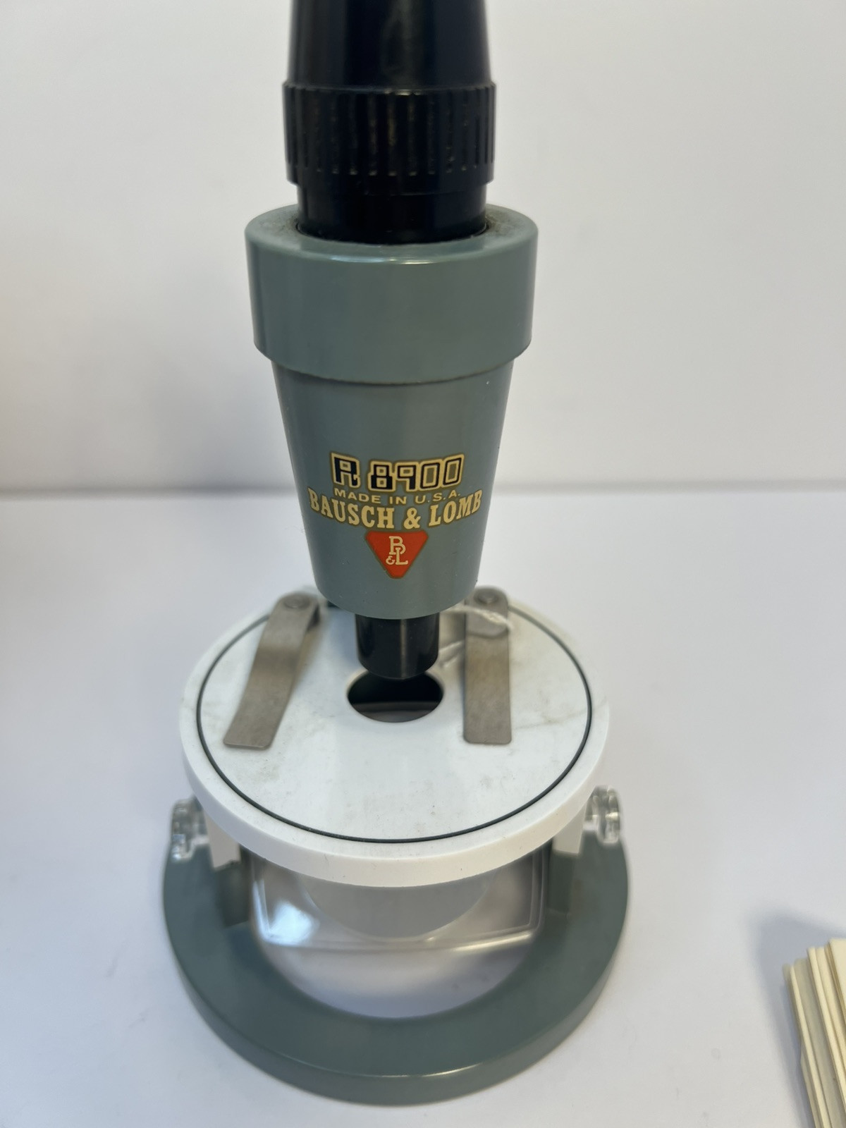 Vintage Bausch & Lomb R8900 Microscope High Image Quality Science Microphone