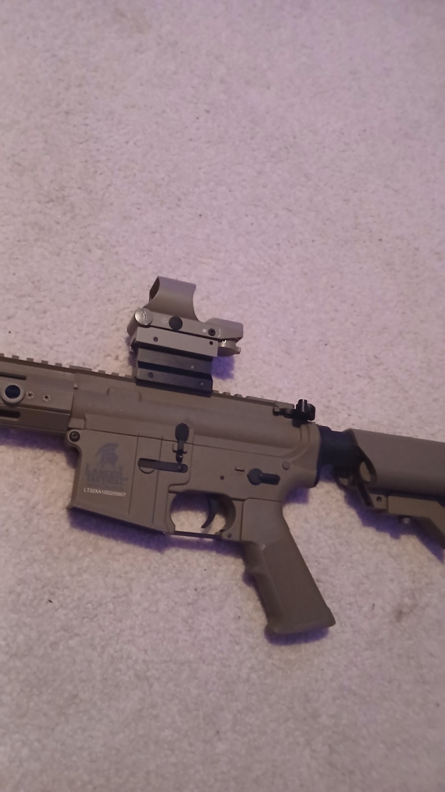 Lancer Tactical Gen 2 Hellion Airsoft Gun WITH Red Dot (READ DESCRIPTION)