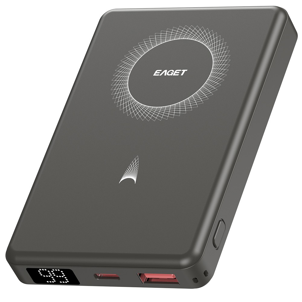 EAGET Magnetic Power Bank 10000mAh 22.5W Fast Charging Wireless Portable Charger