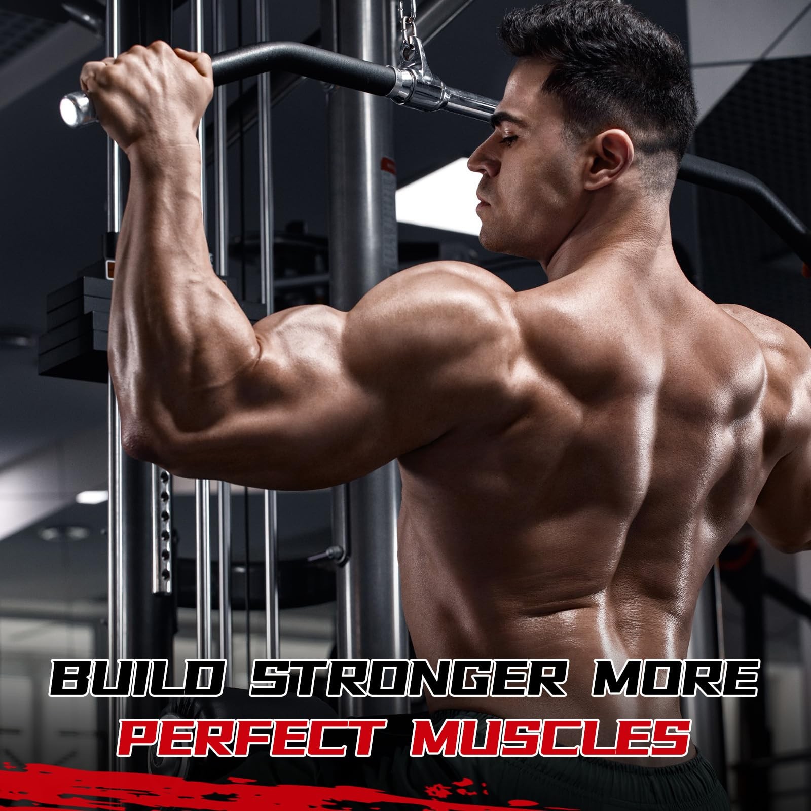 2 Pcs Weight Stack Pin Extender Gym Pin with Spring Clip Collar for 2 Inch We...