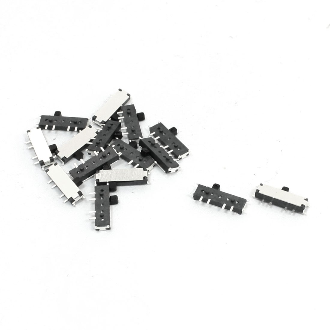 15PCS 8-Pin 3-Position Panel Mini Mounted Devices Slide Switch 11 x 5 x 1.5mm