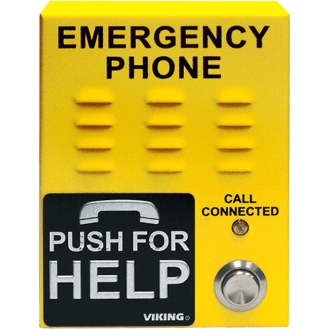 Viking Electronics Yellow Emergency Phone (E160045A)