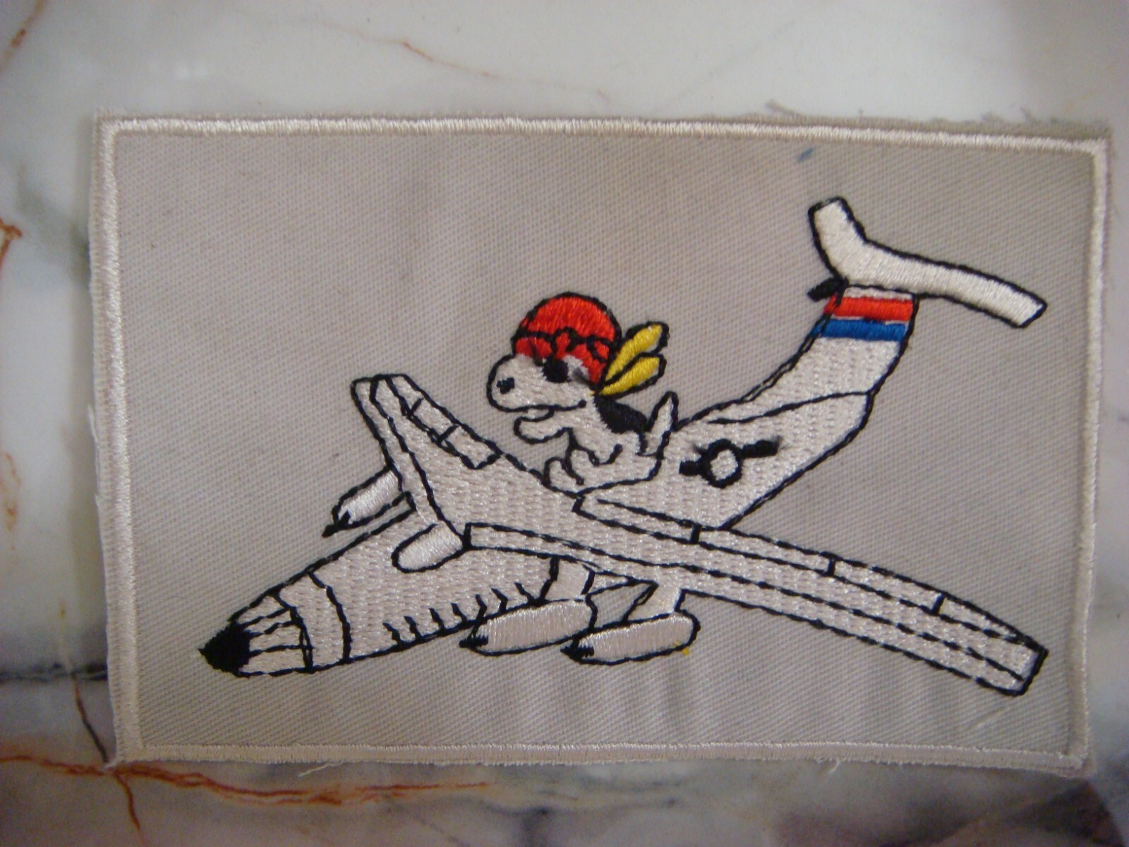 US SNOOPY DOG ON THE PLANE, VIETNAM WAR PATCH