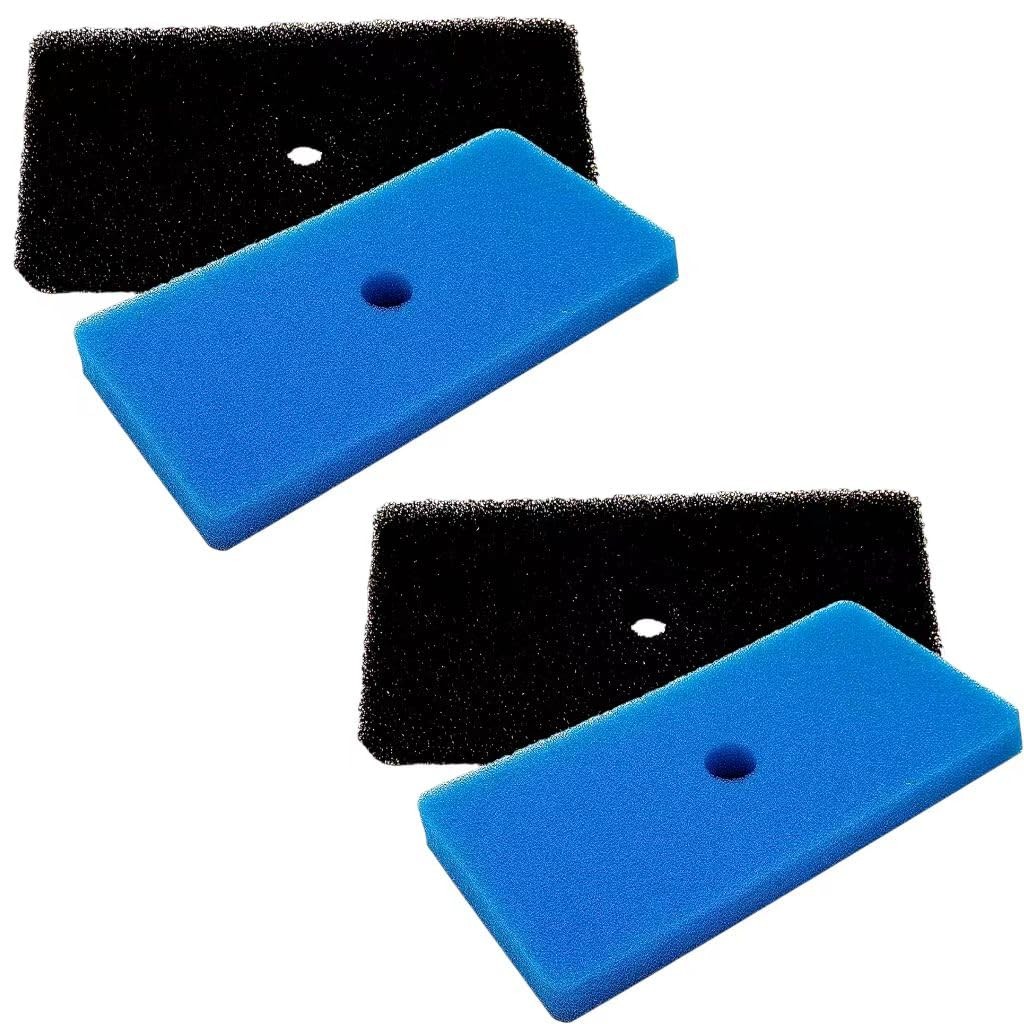 2 Sets Pond Filter Pads for Outdoor Ponds - Coarse and Fine Pond Filter Media