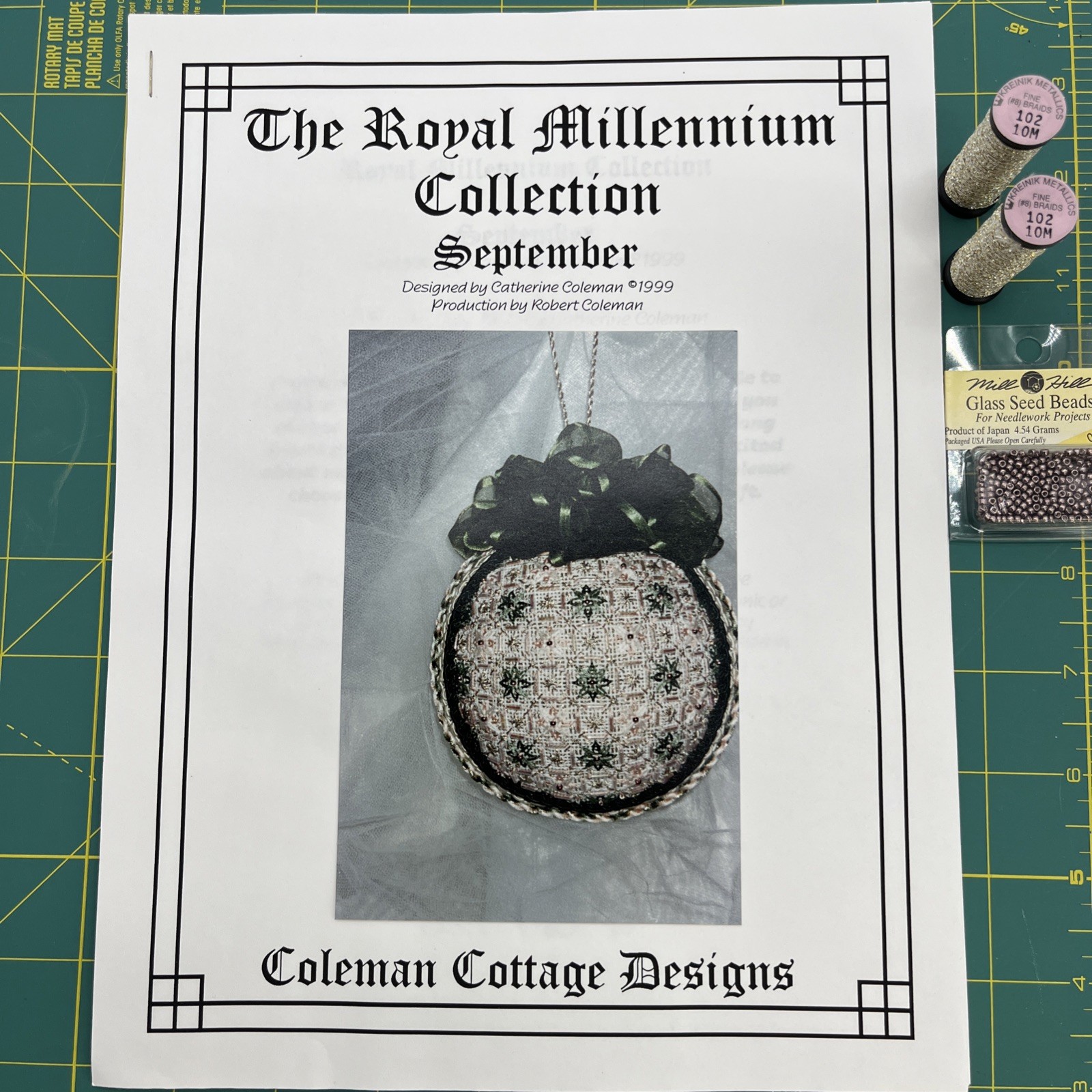 Coleman Cottage Designs Royal Millennium Collection September Incomplete Kit