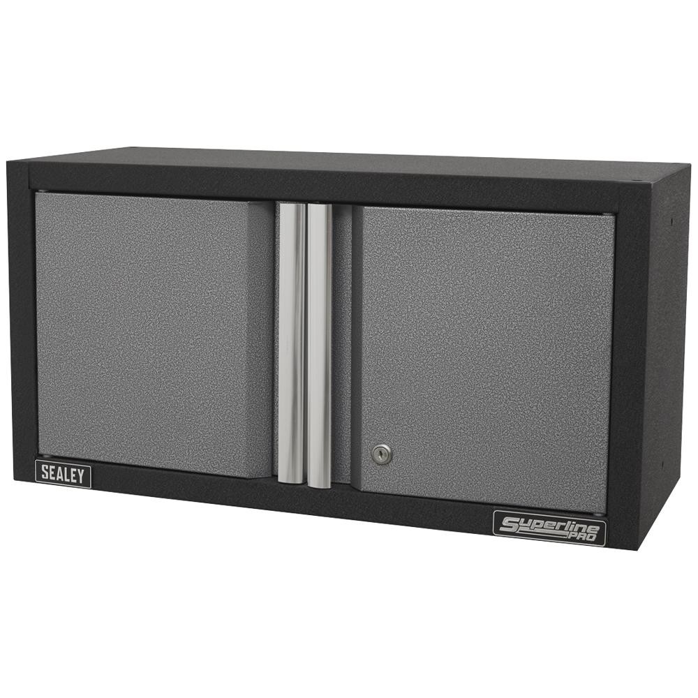 Sealey Superline Pro MSS 2 Door Modular Wall Cabinet Black / Grey