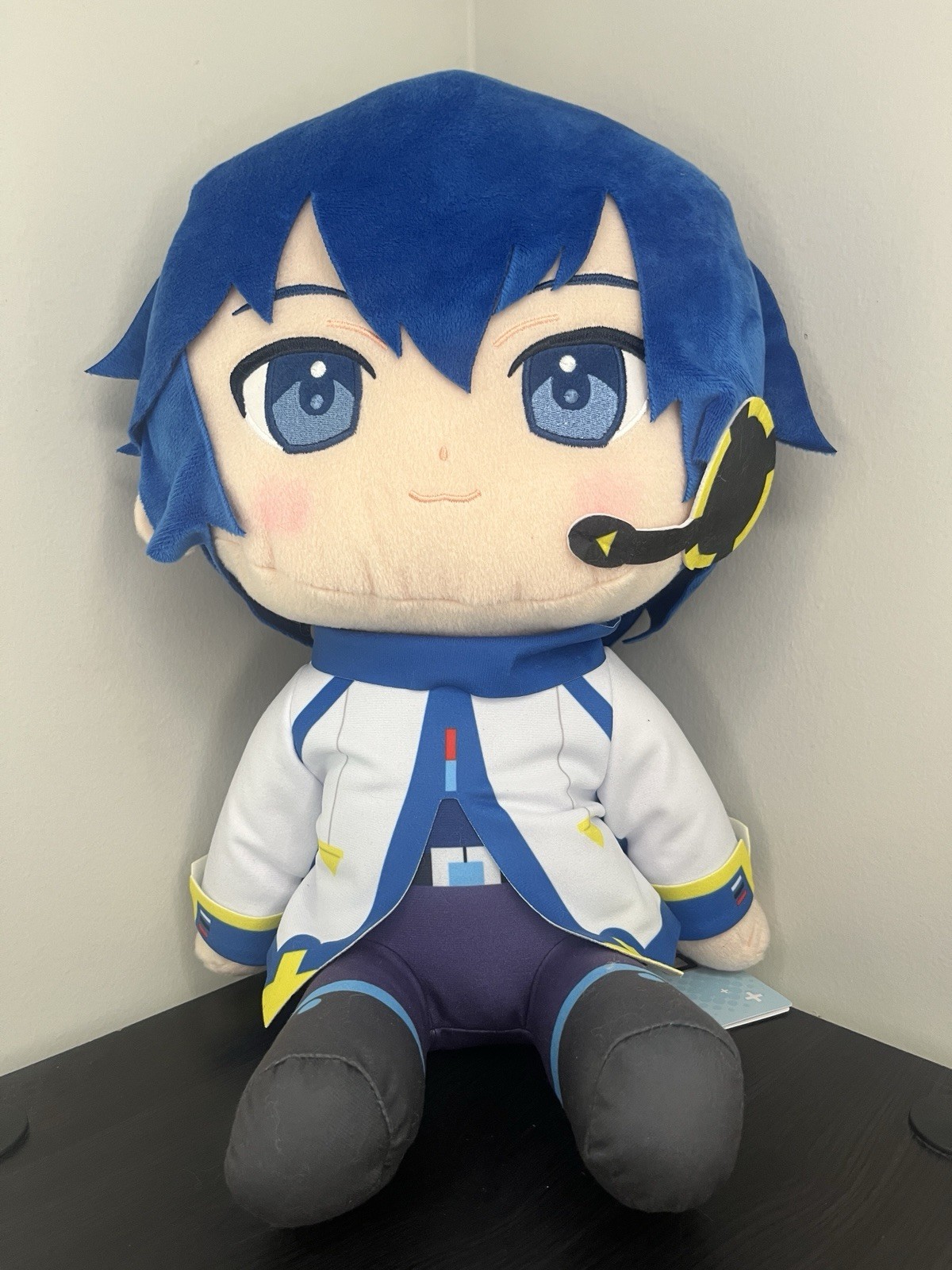 Hatsune Miku X Round 1 Kaito Vocaloid 14” Big Plush NWT