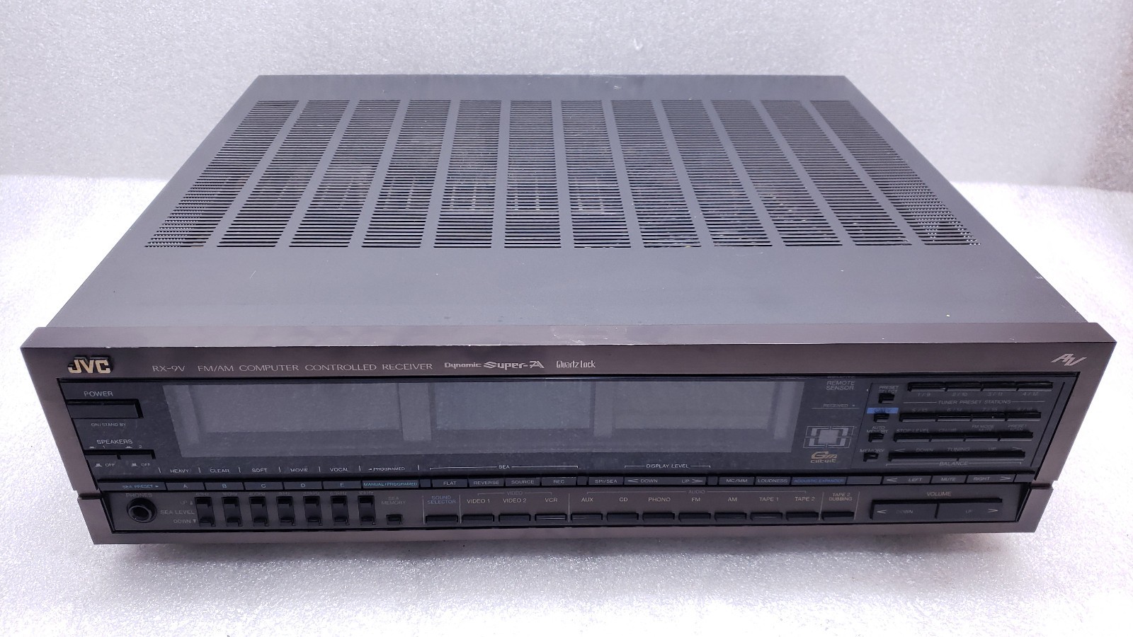 RARE JVC RX-9V Stereo Receiver FM/AM Quartz Lock Controlled RX-9V No Remote #99
