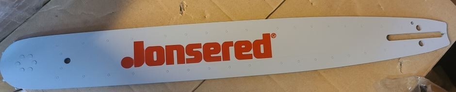 JONSERED HUSQVARNA GENUINE OEM 18" CHAINSAW BAR 508914368 FOR .058" 3/8" 68DLINK