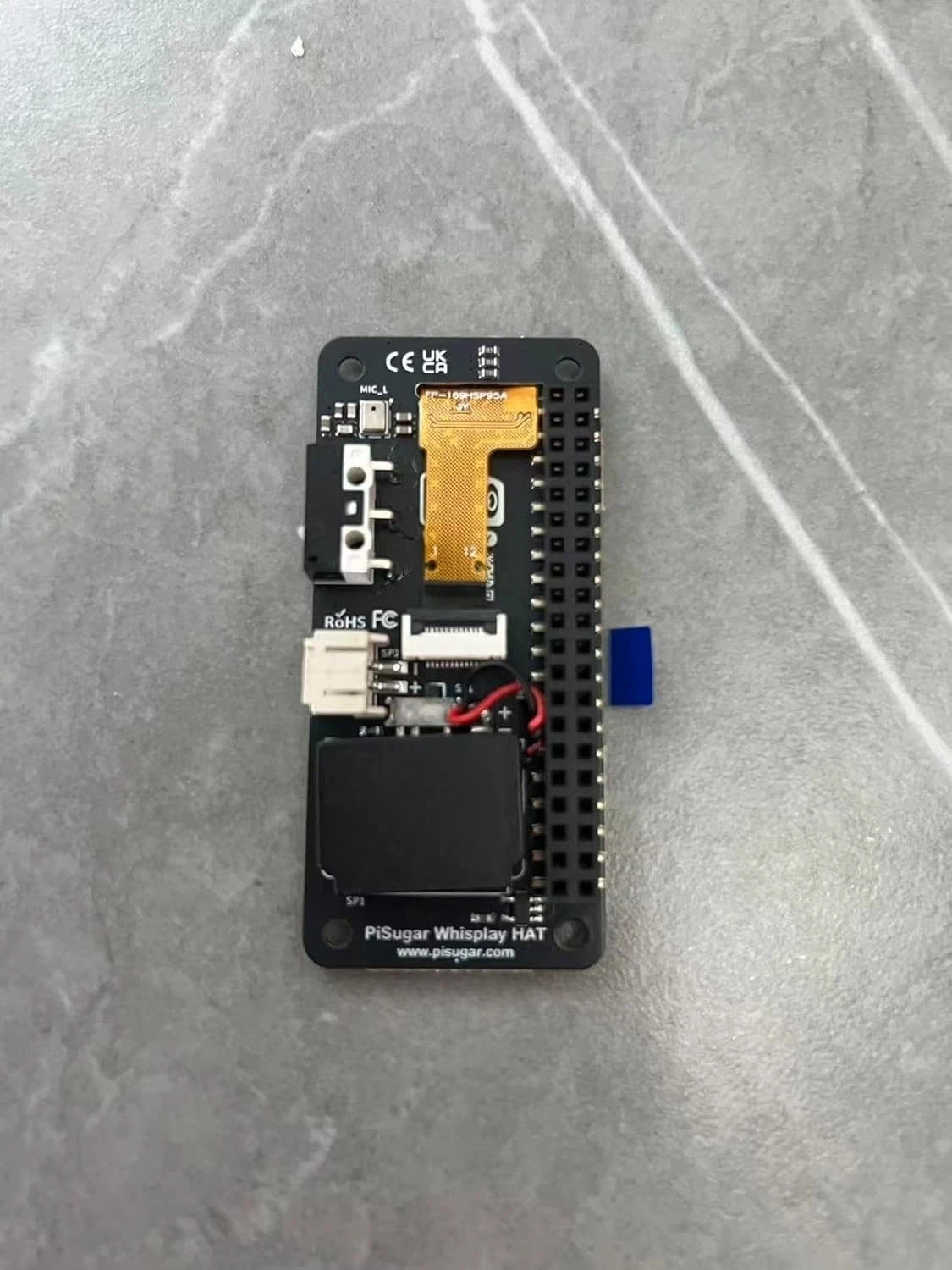 Whisplay HAT for Raspberry Pi Zero W/2W Audio LCD Display Expansion Board