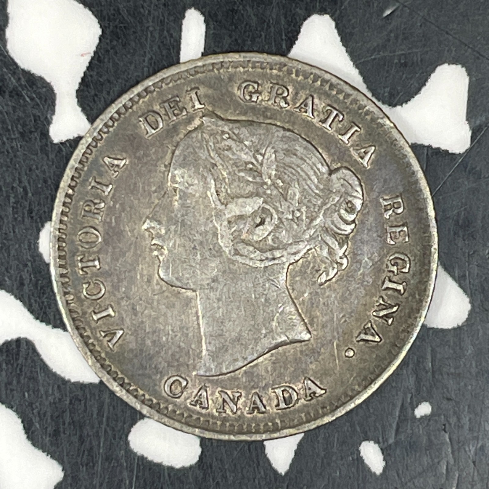 1901 Canada 5 Cents Lot#C8104 Silver! Nice!