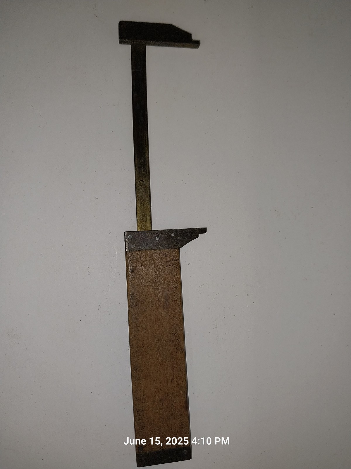 Wooden Caliper 3", Antique