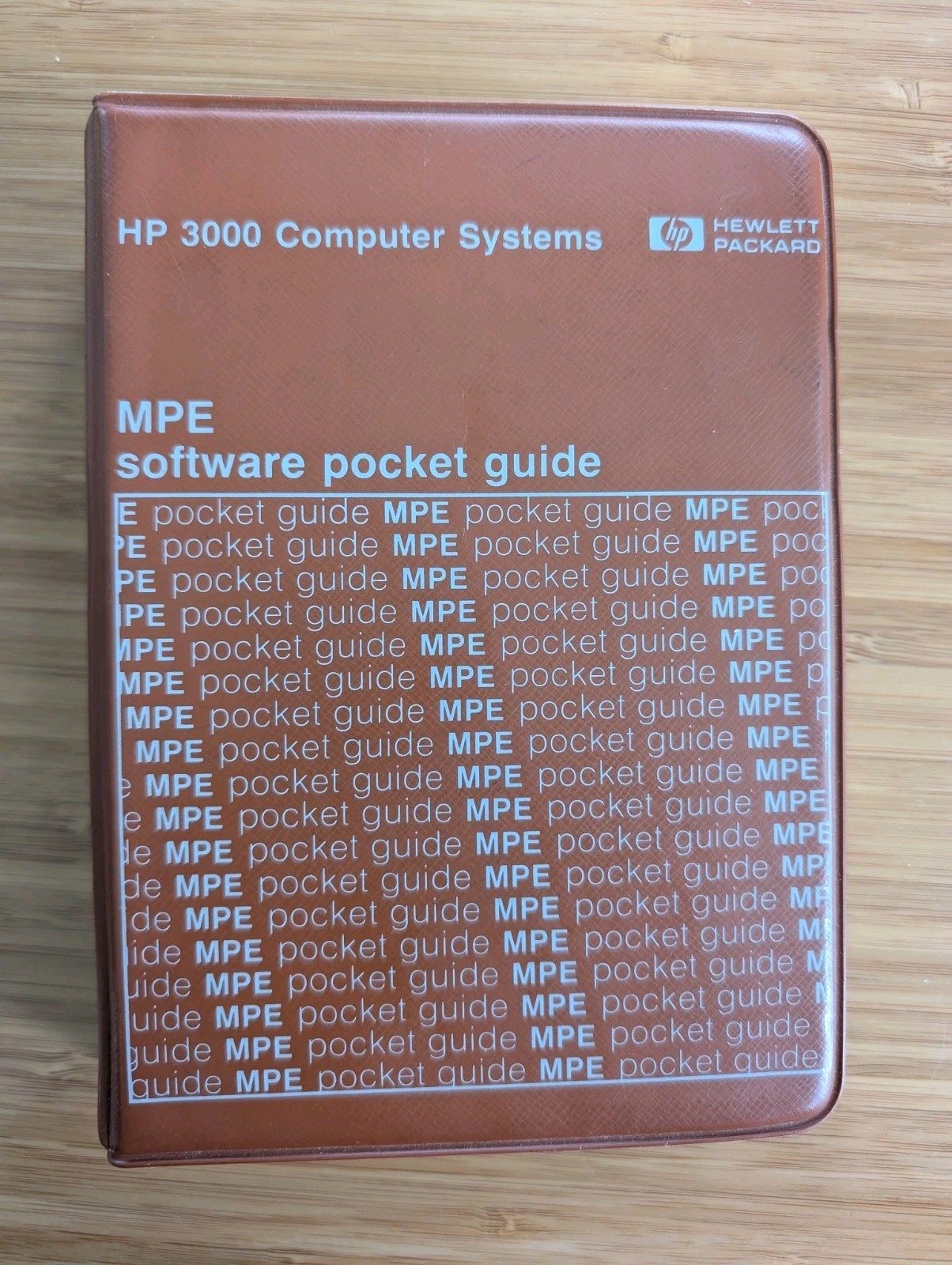 Vtg 1981 Hewlett Packard HP 3000 Computer Systems MPE Software Pocket Guide