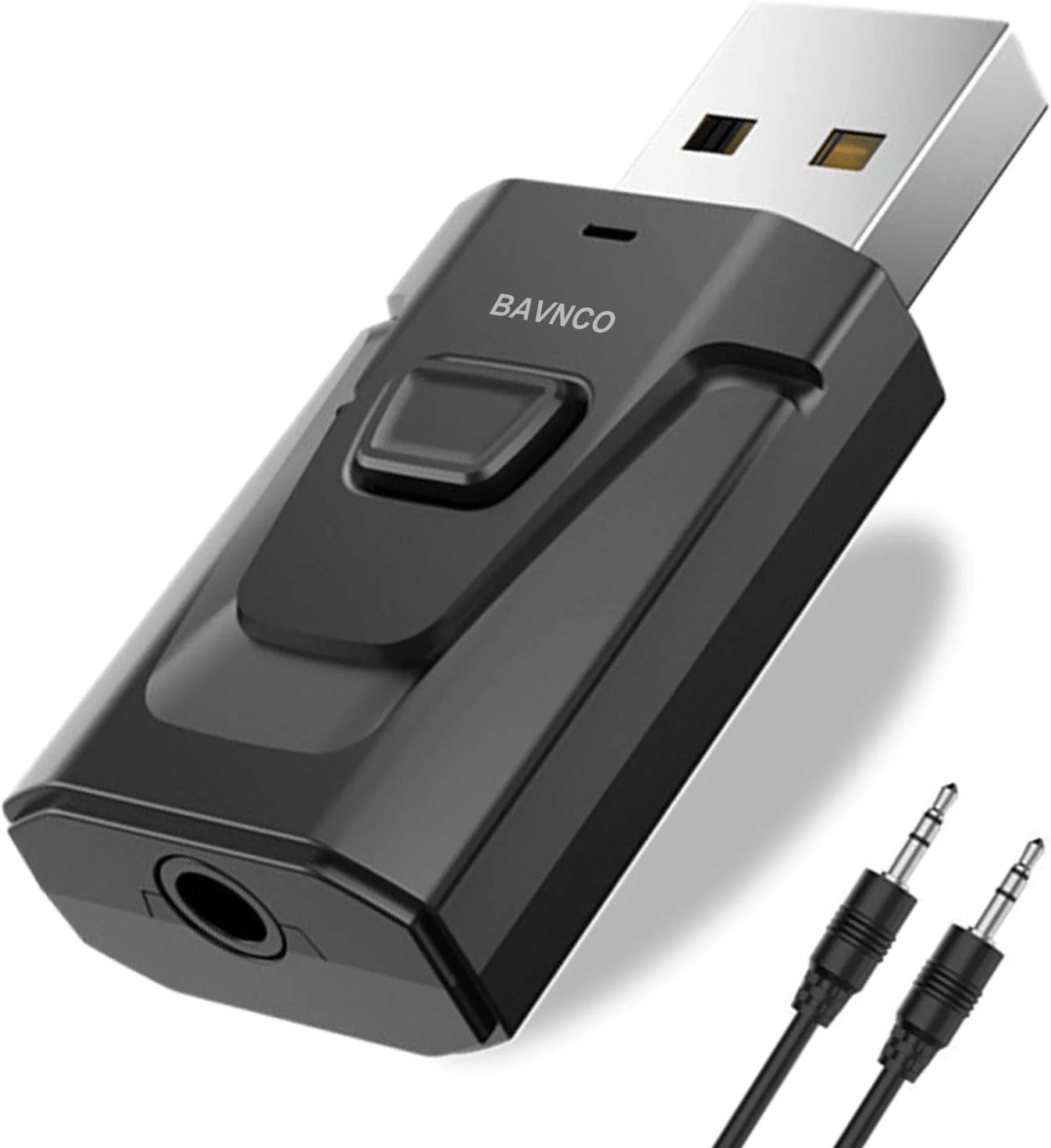 Bluetooth Transmitter Call Music Receiver 3.5mm Jack AUX Adapter Car Smartphones