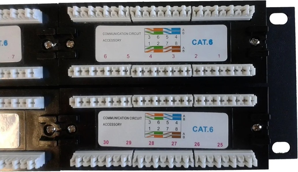 TRENDnet 48-Port Cat6 Unshielded Patch Panel TC-P48C6, Black