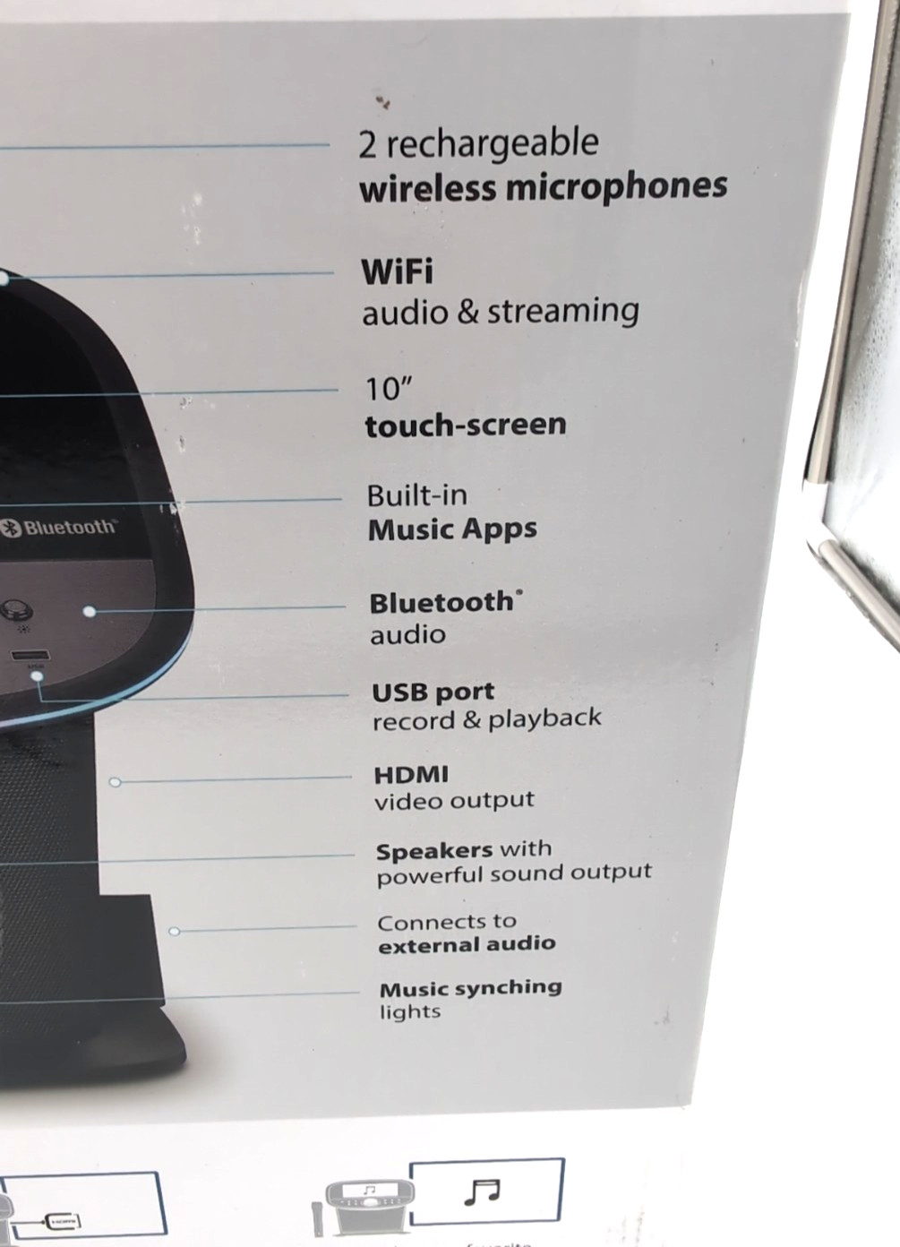 Singing Machine Pulse Premium Wi-Fi Karaoke System 10" Touchscreen Wireless Mics