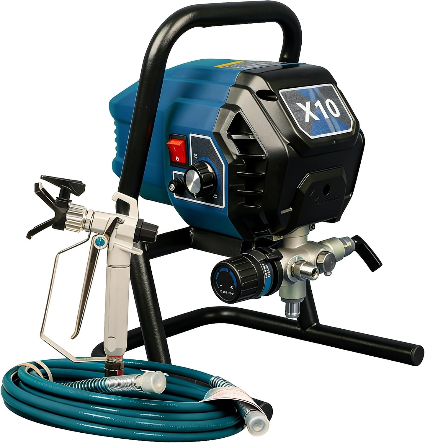 2900PSI Electric Airless Paint Sprayer 0.39GPM House Painting Power Sprayer DIY