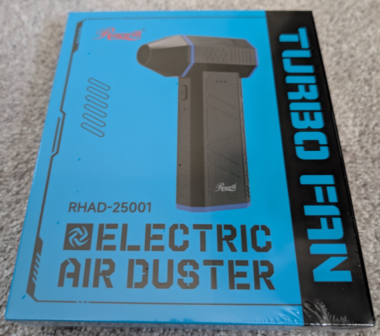 Rosewill Cordless Electric Air Duster Turbo Fan RHAD-25001 NEW & SEALED  LOOK!!!
