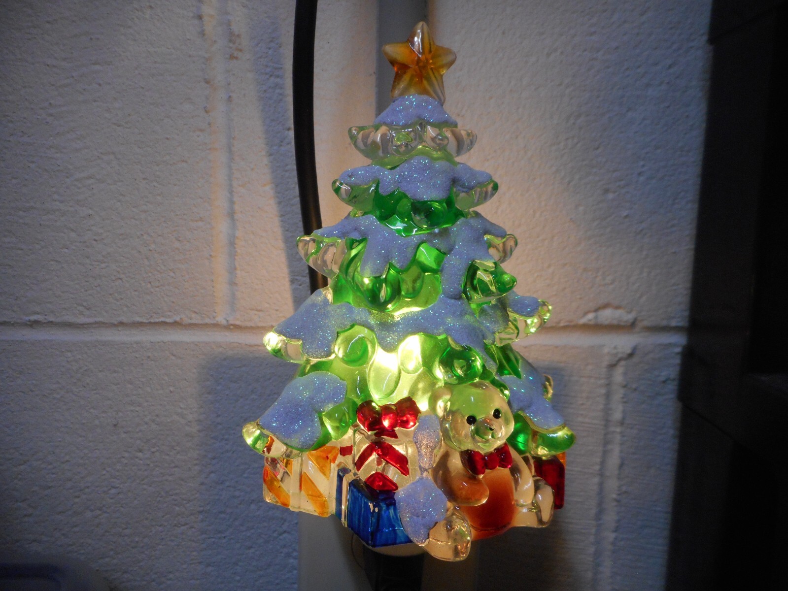 Night Light Christmas Tree Night Light Plug in Acrylic