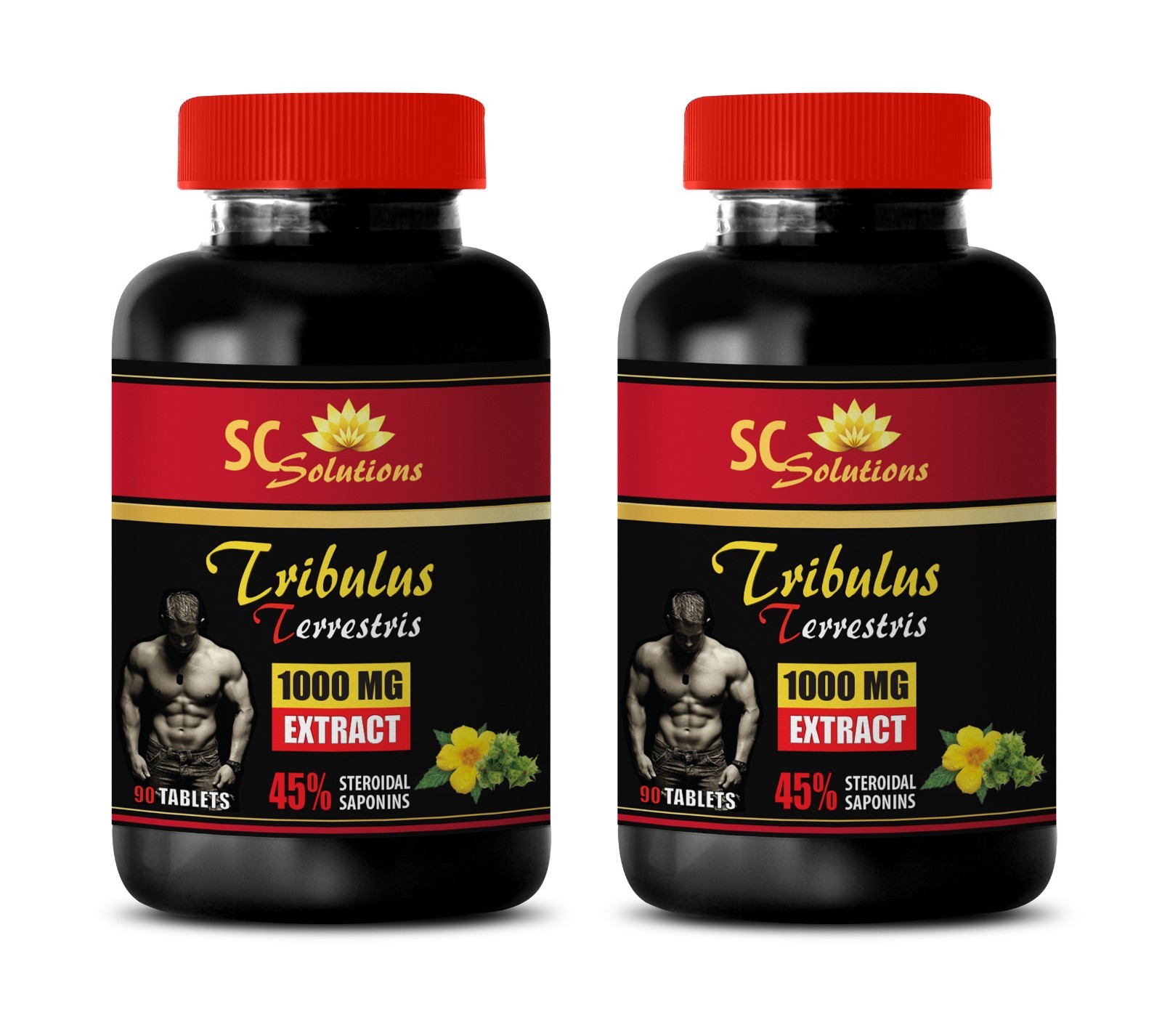 Tribulus pills - TRIBULUS EXTRACT 1000 - testosterone booster pre workout - 180T