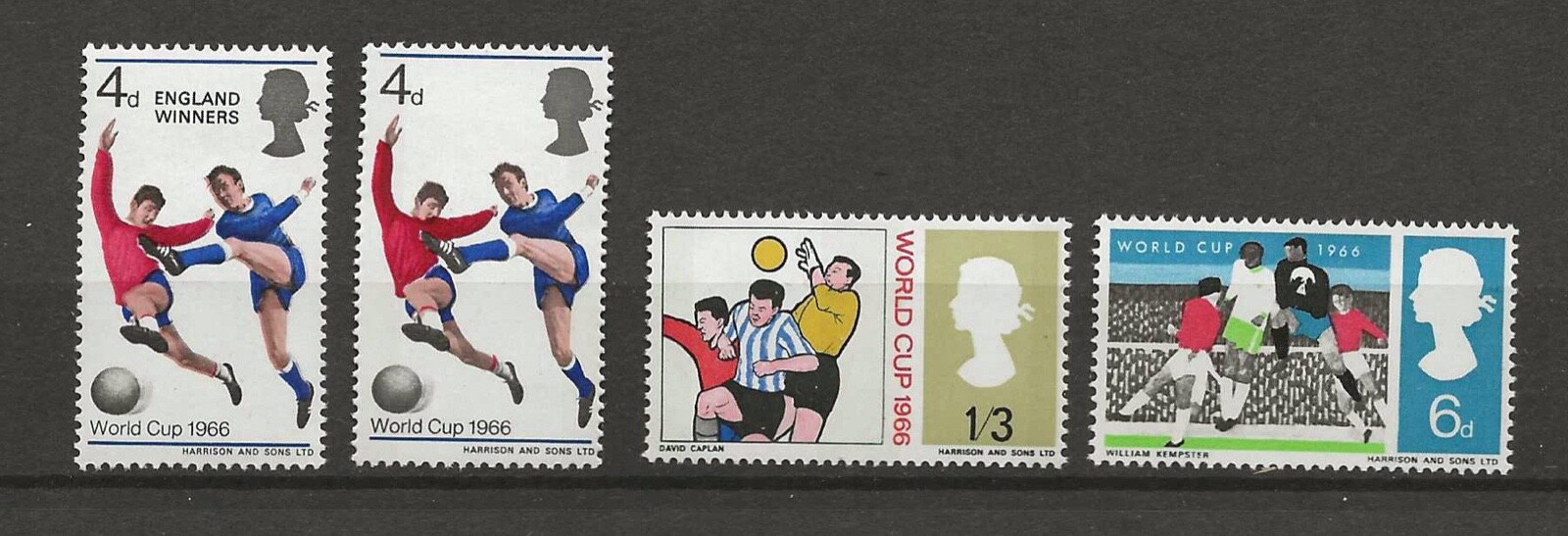 Great Britain 1996 Football world cup  MNH (f036)